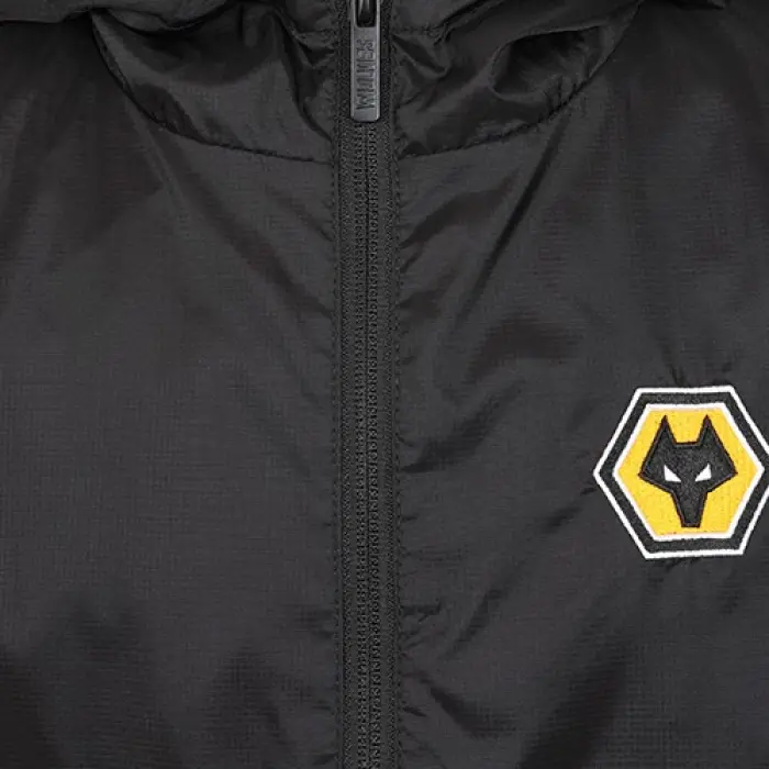 Wolves Fanshop | Essentials Shower Jacket – Black – Junior Wolves Merchandise Collection
